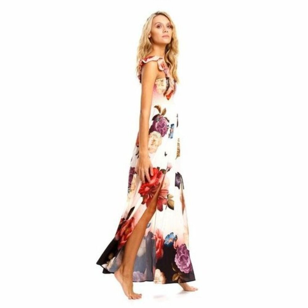 Agua Bendita Leandra Shade Floral Dress